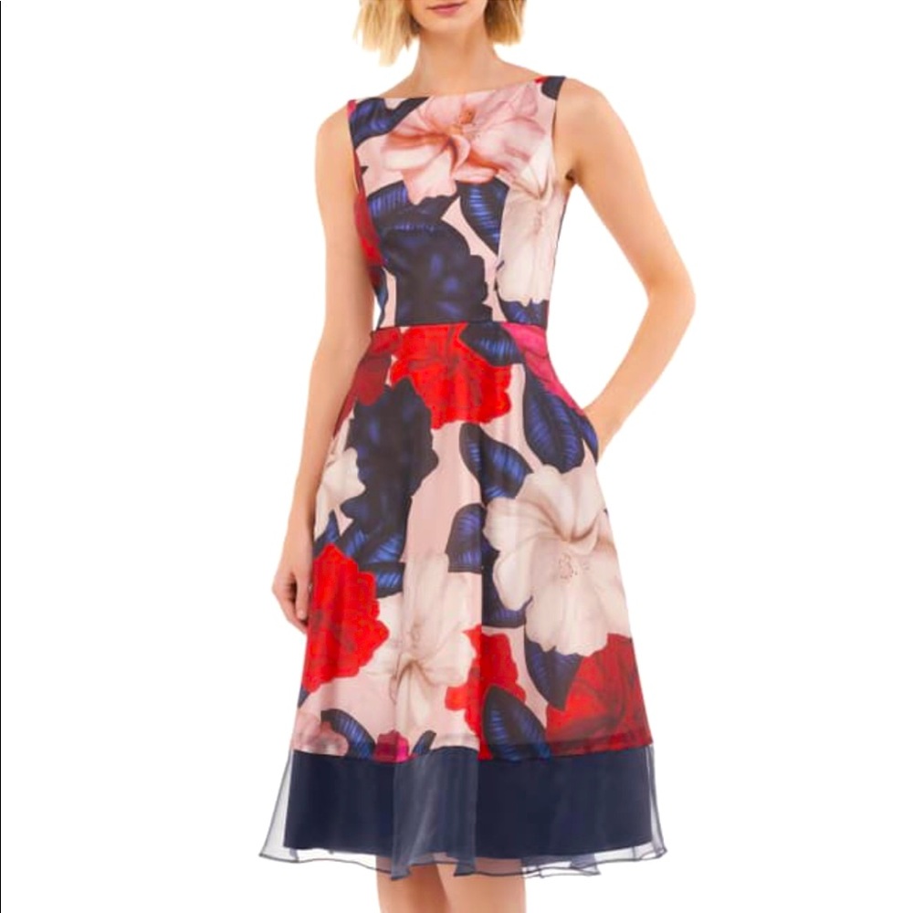 Kay Unger flare dress